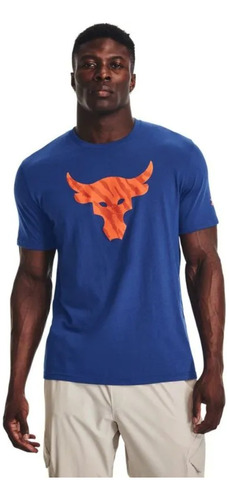 Camiseta Under Armour Pjt Rock Brahma-azul