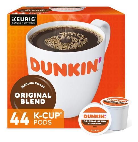 Dunkin' K-cup® De Cafe De Una Sola Porcion, Mezcla Original,