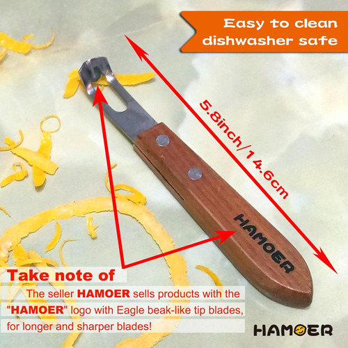 Cuchillo De Canal Zester - Herramienta De Frutas Y Verduras