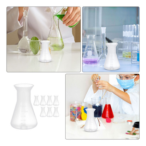 Frasco De Laboratorio Para Química, 8 Unidades