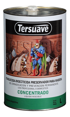 Preservador Curador Insecticida Madera Tersuave 1 Lt