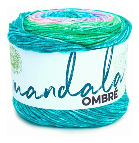 Lion Brand Yarn Mandala Ombré Hilo Con Colores Vibrantes,