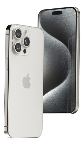 Apple Iphone 15 Pro 128gb Blanco Titanio Reacondicionado Estética De 9 Batería De 80% A 90% Celular Grado A Usa Esim Blanco (Reacondicionado)