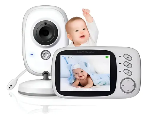 Babá Eletrônica Vb603 Câmera Wi-fi Com Áudio E Visão Noturna 127/220v Branco