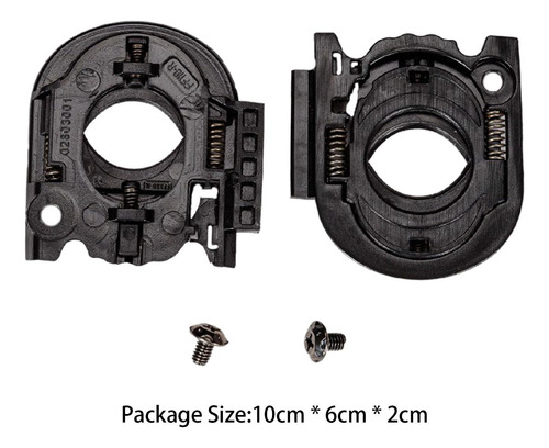 2x Base De Protección De Visera De Casco Con Tornillos