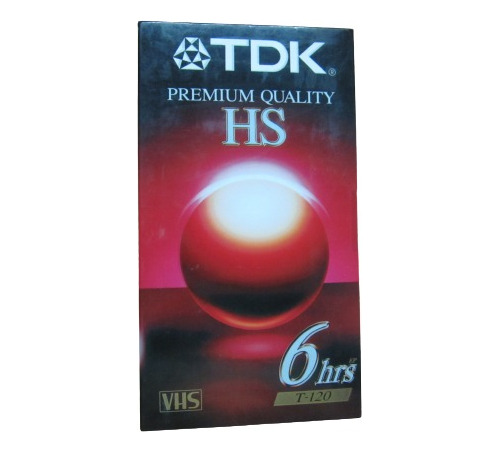  Cassette Video Vhs Tdk T-120 Premium Quality 6 Hs 