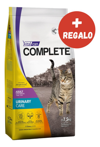 Vitalcan Complete Gato Adulto Urinary X 7.5 Kg- Happy Tails 
