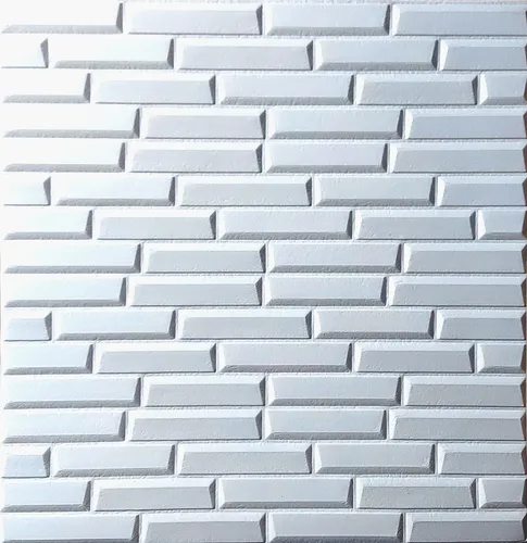 comprar Revestimiento Pared Autoadhesivo 3d Simil Piedra Blanca