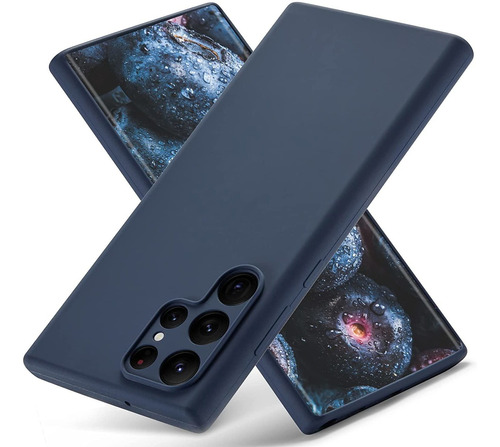 Funda Samsung Galaxy S22 Ultra 5g Silicona - Azul Oscuro