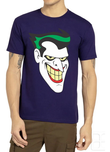 Playera Joker Guason Caricatura Dtf Color Morado Y Verde