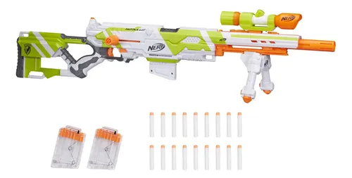 Nerf Longstrike Modulus Toy Blaster Con Extension De Barril,