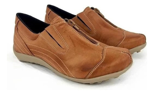 Zapato De Cuero Con Cierre. Modelo: Alma - Kiko's Shoes