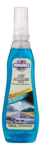 Limpa-Vidro Antiembaçante Rodabrill Frasco 100ml