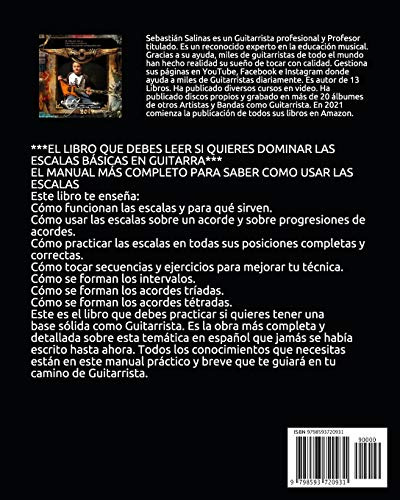 Escalas Para Guitarra I, De Salinas, Sebastián., Vol. No Aplica. Editorial Independently Published, Tapa Pasta Blanda, Edición 1 En Español, 2021
