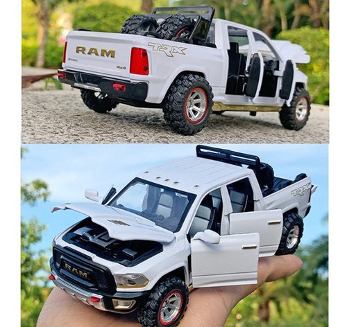 Coches De Metal En Miniatura Dodge Ram Trx Abre Puertas Cole