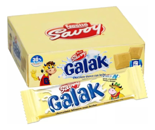 Chocolate Galak Choco Blanco Nestle Savoy X12unds