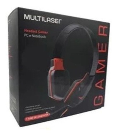 Fone De Ouvido Multilaser Headset Gamer Com Microfone- Ph073