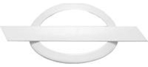 Abraçadeira Fivela Oval Branco Pvc