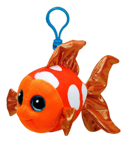 Peluche Ty Pez Naranja Sami Llavero