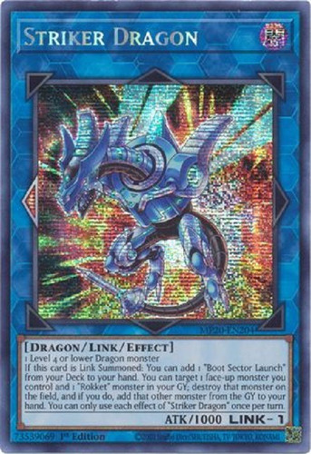 Dragón Golpeador Prismatic Secret Raro Yugioh