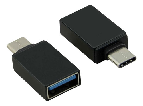 Adaptador Otg Usb 3.0 (hembra) A Usb Tipo C (macho) Color Skyway