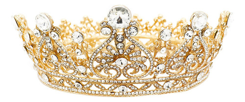 Tiara Con Strass Para Novia Euroamericana