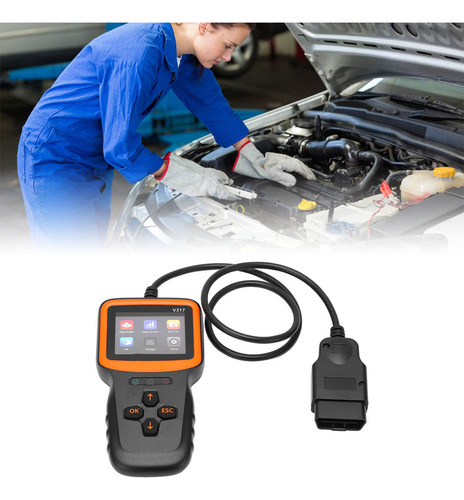 S Pantalla Visualización Abs Escáner Dc916v V317 V1. 5 Obd2