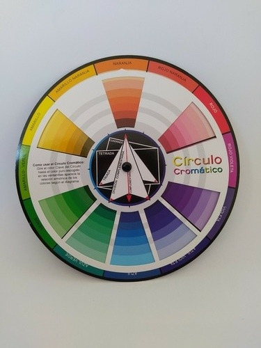 Circulo Cromático | Rueda De Colores | Modelo Circular 15 Cm