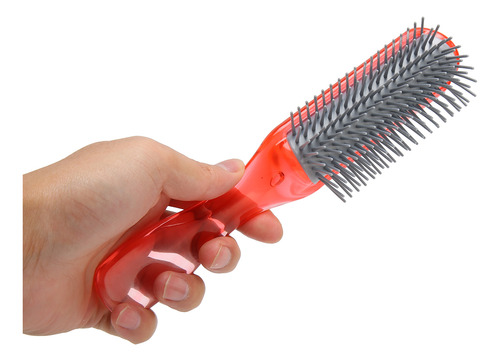 Cepillo Acolchado De 9 Hileras Para Desenredar El Cabello, M