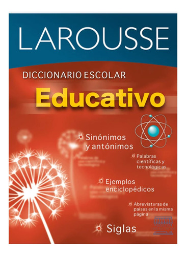 Diccionario Escolar Educativo Sinónimos Y Antónimos