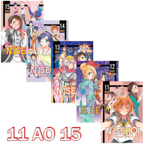 Nisekoi 11 Ao 15! Mangá Panini! Novo E Lacrado! Novíssimos!