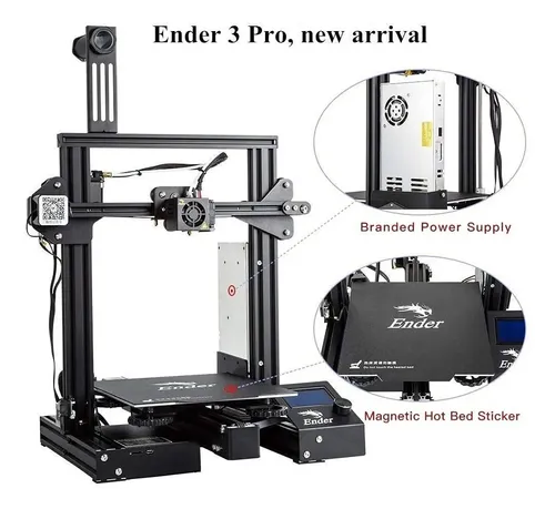 Creality 3D Ender 3 Pro 本体 Impressora Creality 3D Ender-3 Pro cor preto com tecnologia de