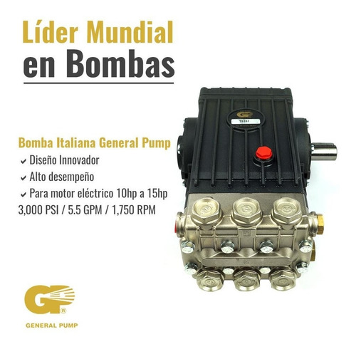 Bomba Italiana Para Hidrolavadora Eléctrica 10hp Accesorios