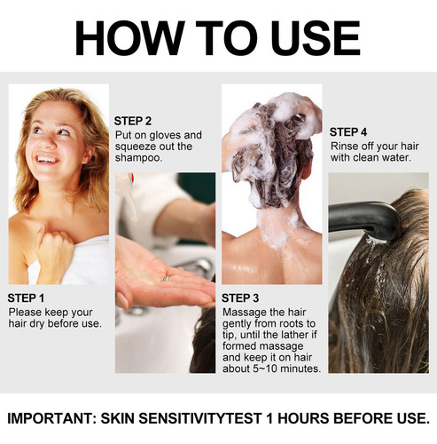 Shampoo Tinte Instantáneo Cubre Canas Natural Jengibre 500ml