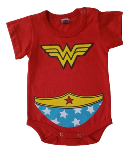 Body Para Bebé Mujer Maravilla Wonder Woman 