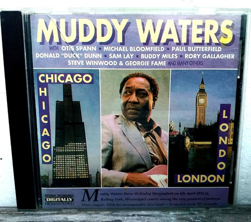 Muddy Waters - Chicago - London - Cd Importado 1991 - Blues