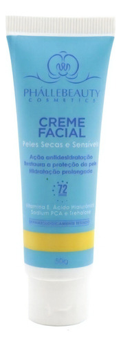 Crema facial para pieles secas y sensibles Phállebeauty 50 G