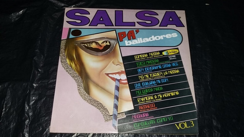 Salsa Pa Vailadores Vol 3 Lp Vinilo Salsa
