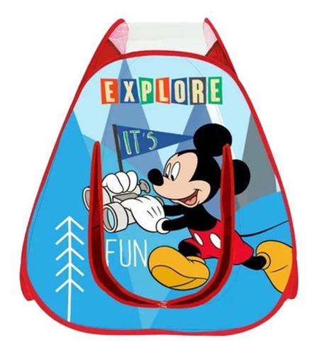 Carpita Infantil Plegable Mickey Mouse Original Disney