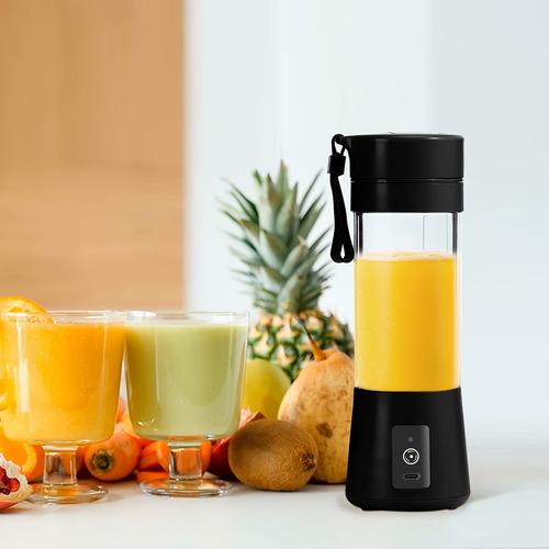 Vaso Batidora Portátil Para Jugo Agua 380 Ml Recargable Usb