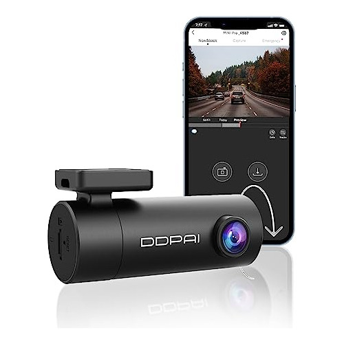 Dash Cam 1296p Uhd, Cámara De Tablero Controlada Por A...