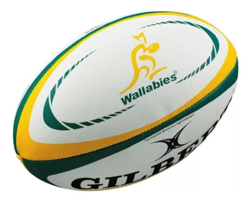 Pelota Rugby Gilbert Wallabies Nº 5 + Oficial Australia
