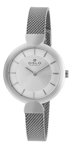 Relógio Oslo Feminino Ofbsss9t0024 S1sx Slim Prateado