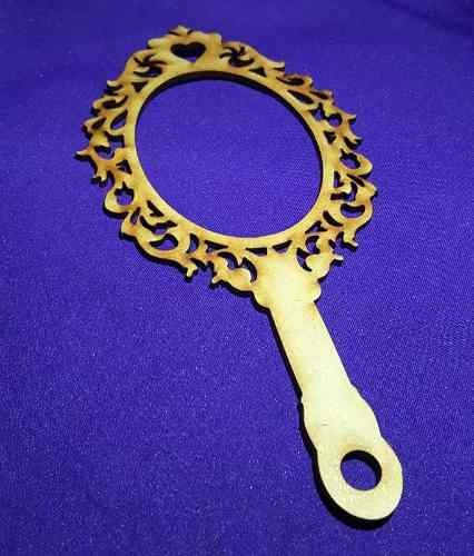 10 Marcos Para Espejo De Mano De Fibrofacil Vintage Mdf
