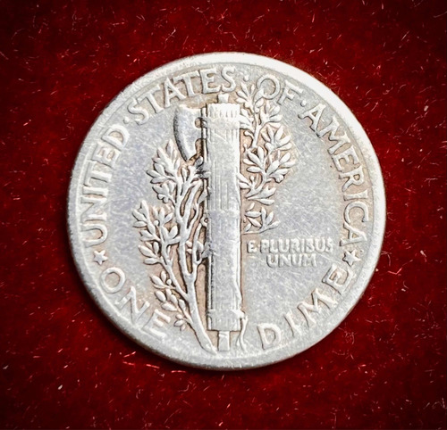 Moneda 1 Dime Estados Unidos 1939 Liberty Km 140 Plata 0.900 (Usado)