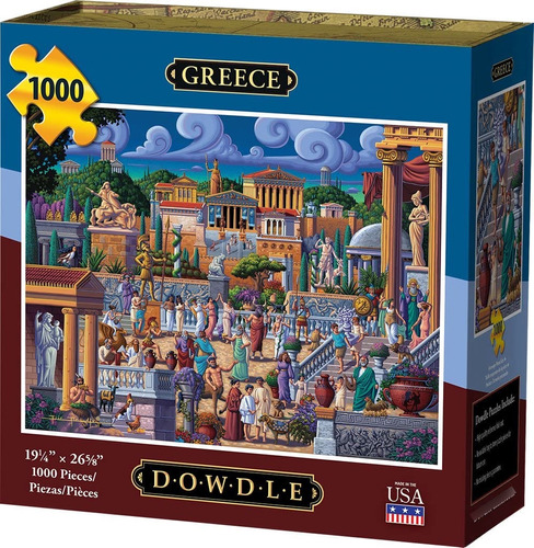 Dowdle Jigsaw Puzzle - Grecia -  Piezas