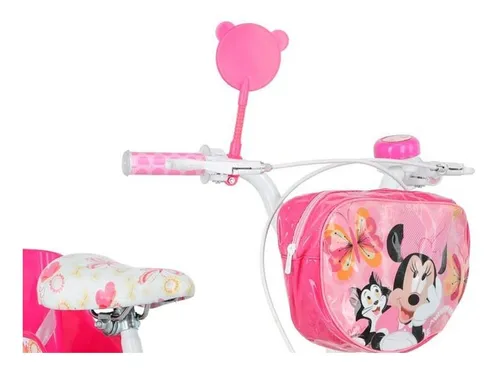 Bicicleta Infantil Lahsen Minnie Aro 16 Rosa Cuotas sin inter s