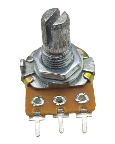 Potenciometro Mini B10k 3 Pin 15mm Carbon Rotativo 50 Piezas