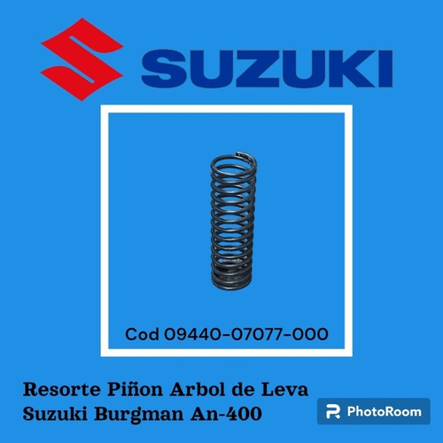 Resorte Piñon Arbol De Leva Suzuki Burgman An-400 