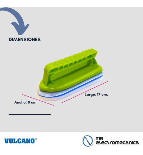 Imagen 5 de 10 de Esponja Vulcano Para Limpiar Bordes Pileta / Hidromasaje